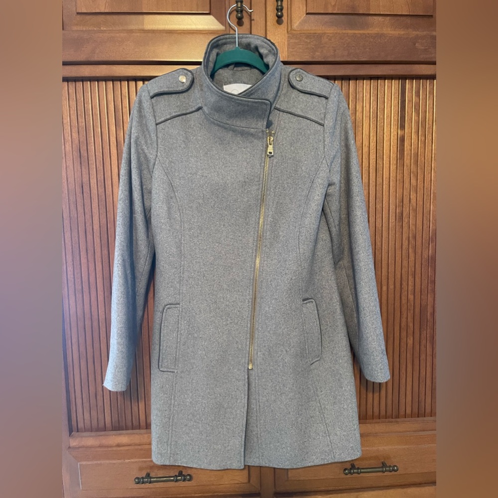 Jessica Simpson Wool Peacoat with Zipper